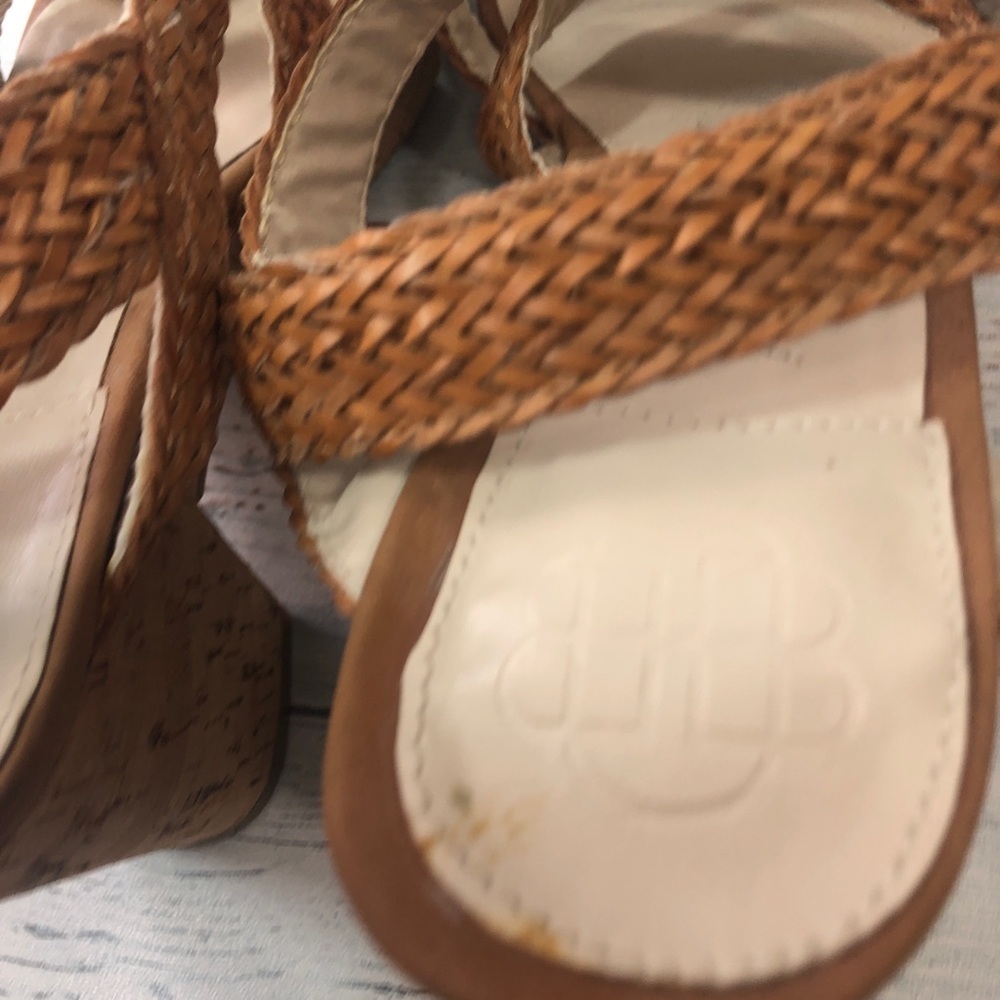 Dana Buchman 3” Cork Heel Sandals 8.5 - Picture 10 of 12